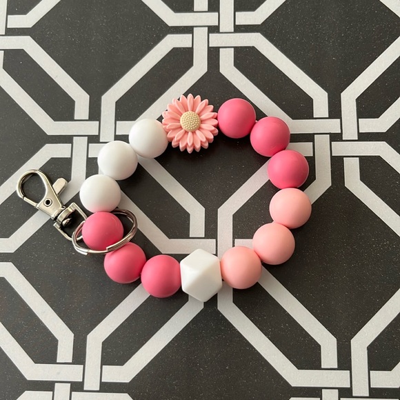 Silicone Bead Keychain Wristlet - Picture 1 of 1